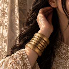 Chunky Bangles-102 (Antique Glitter Bangles)