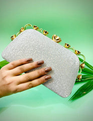 Fancy Clutch-1007 (Silver)