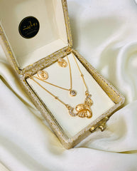 Digital Pendant Set-49 (Golden)