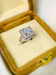 Zircon Ring-53 (Silver)