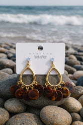 Fancy Earring-361 (Brown)