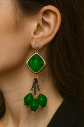 Fancy Earring-369 (Green)