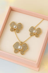 Zircon Locket Set-68 (White)