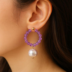 Fancy Earring-362 (Purple)