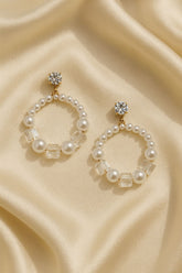 Fancy Earring-365 (White)