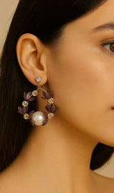 Fancy Earring-353 (Black)