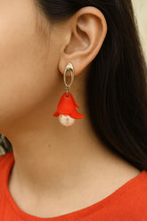 Fancy Earring-358 (Maroon)