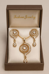 Zircon Locket Set-129 (White)