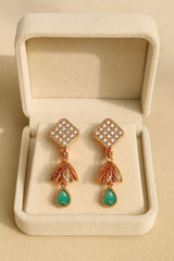 Zircon Earring-134 (Mint Green)