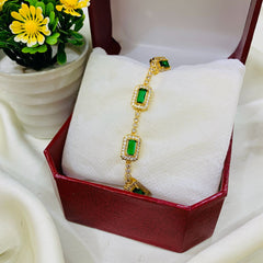 Zircon Bracelet-09 (Green)