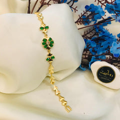 Zircon Bracelet-18 (Green)