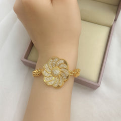 Zircon Bracelet-44 (White)