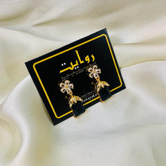 Zircon Earring-111 (Black)
