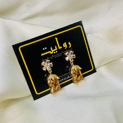 Zircon Earring-111 (Golden)