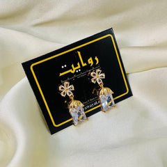 Zircon Earring-111 (White)