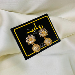 Zircon Earring-112 (White)