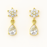 Zircon Earring-114 (White)