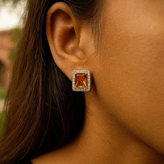 Zircon Earring-116 (Golden)