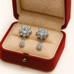 Zircon Earring-120 (Silver)