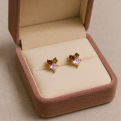 Zircon Fancy Studs-145 (Multi)