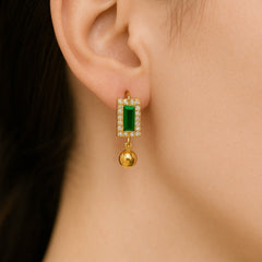 Zircon Hoop Bali-01 (Green)