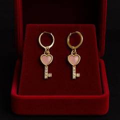 Zircon Hoop Bali-05 (Pink)