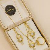 Zircon Locket Set-38 (White)