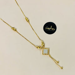 Zircon Pendant-186 (Golden)