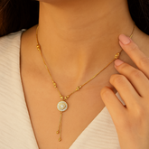 Zircon Pendant-188 (Golden)