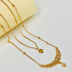 Zircon Pendant-213 (Golden)