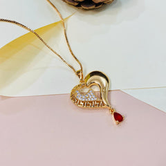 Zircon Pendant-232 (Maroon)