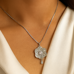 Zircon Pendant-256 (Silver)