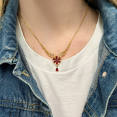Zircon Pendant-262 (Maroon)