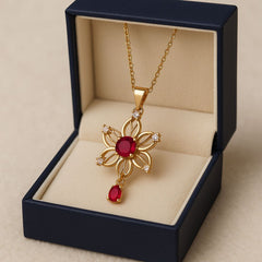 Zircon Pendant-278 (Maroon)
