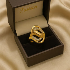 Zircon Ring-106 (Golden)