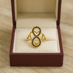 Zircon Ring-131 (Black)