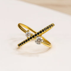 Zircon Ring-109 (Black)