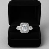 Zircon Ring-135 (Silver)