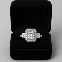 Zircon Ring-135 (Silver)