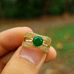 Zircon Ring-139 (Green)