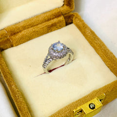 Zircon Ring-55 (Silver)