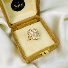 Zircon Ring-68 (White)