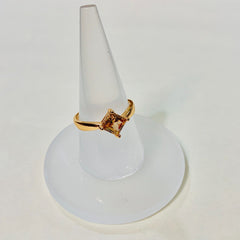 Zircon Ring-93 (Golden)