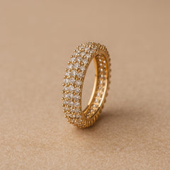 Zircon Ring-99 (Golden)