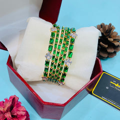 Zircon bangles-22 (Green)