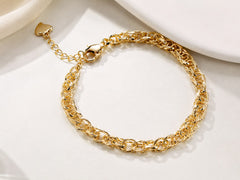 Gold Plated Bracelet-06 (Golden)