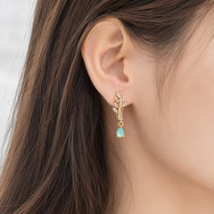 Zircon Hoop Bali-220(Blue)