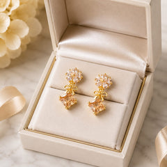 Zircon Earring-221 (Golden)