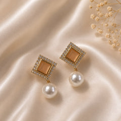 Zircon Earring-171 (Golden)