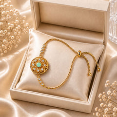Adjustable Bracelet-263 (Ferozi)